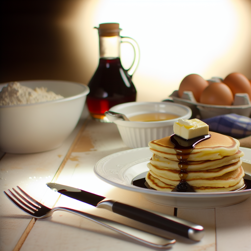 “Fluffy Pancakes from Scratch”