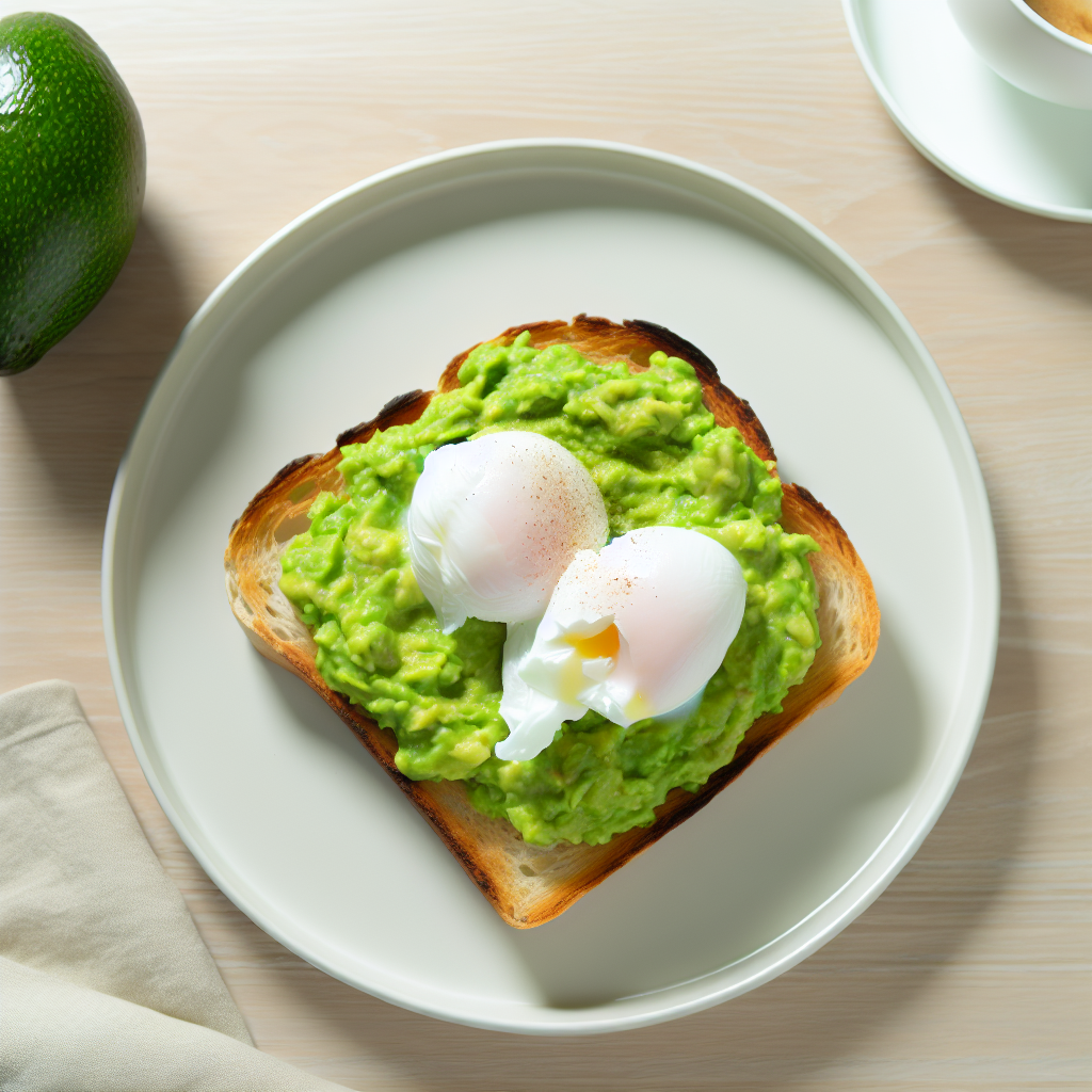 “Avocado Toast with Poached Eggs”