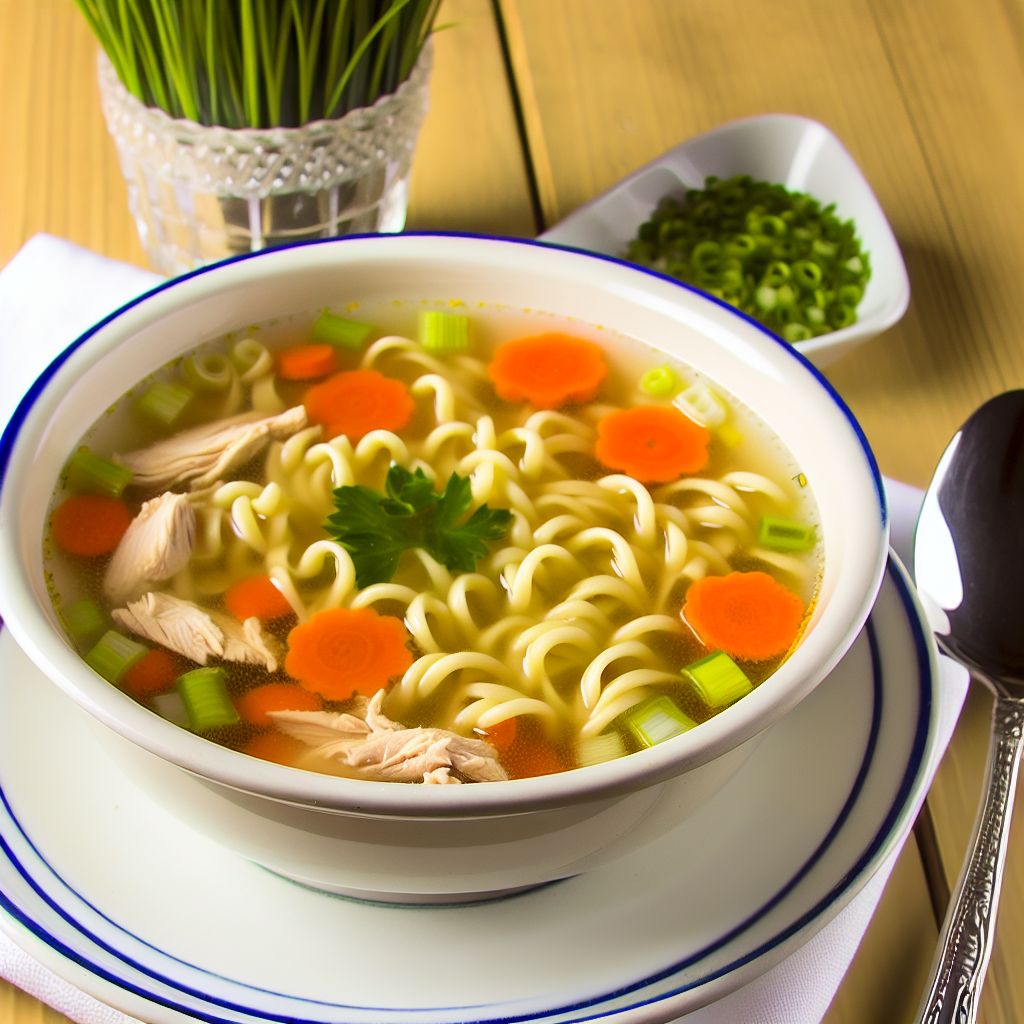 “Classic Chicken Noodle Soup”